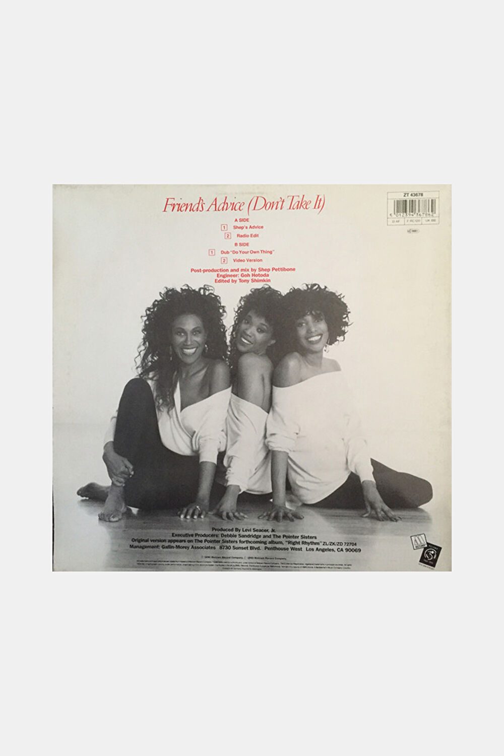 Pointer Sisters Friends' Advice (Don't Take It)_2