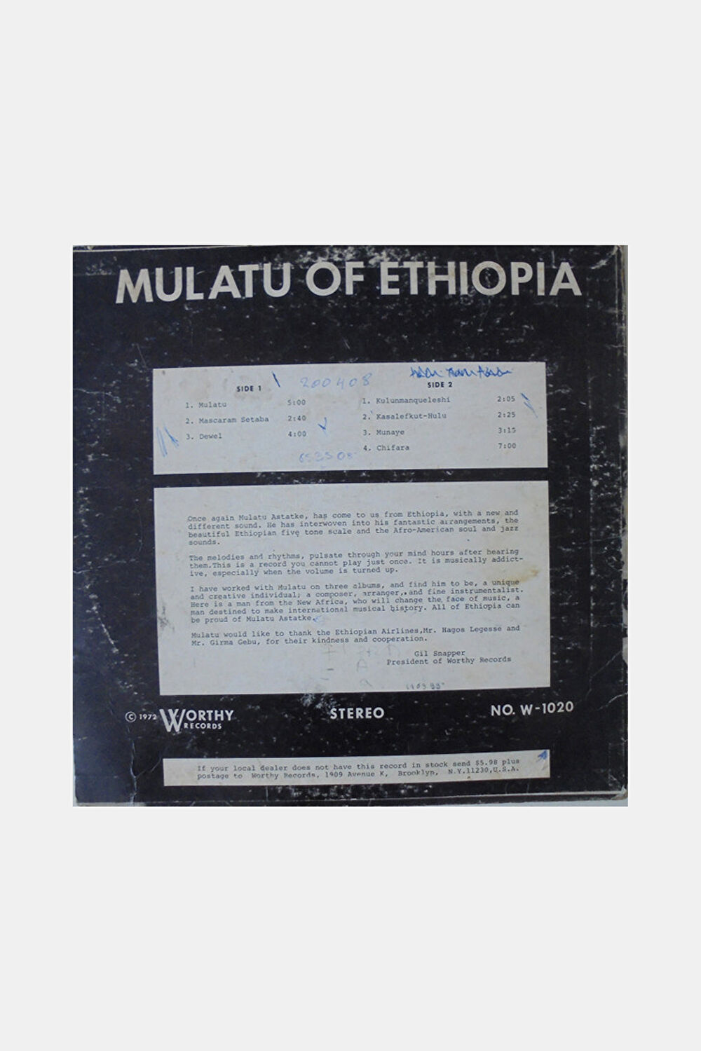 Mulatu Astatke Mulatu Of Ethiopia_2