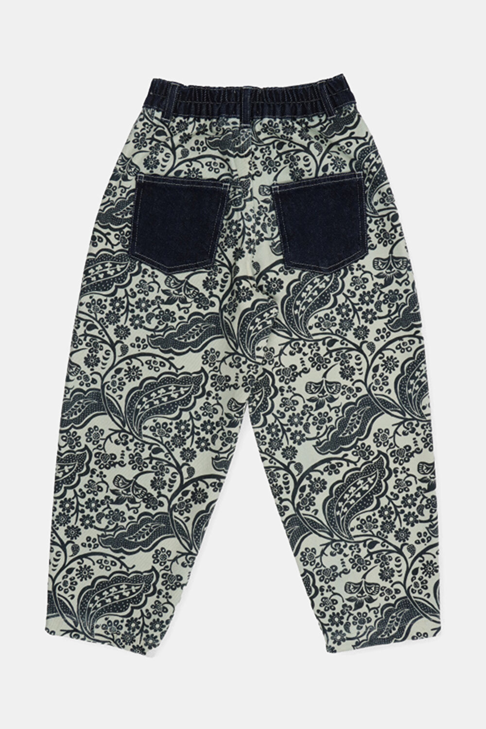 Jaipur Turkuaz Bol Paça Pantolon_2