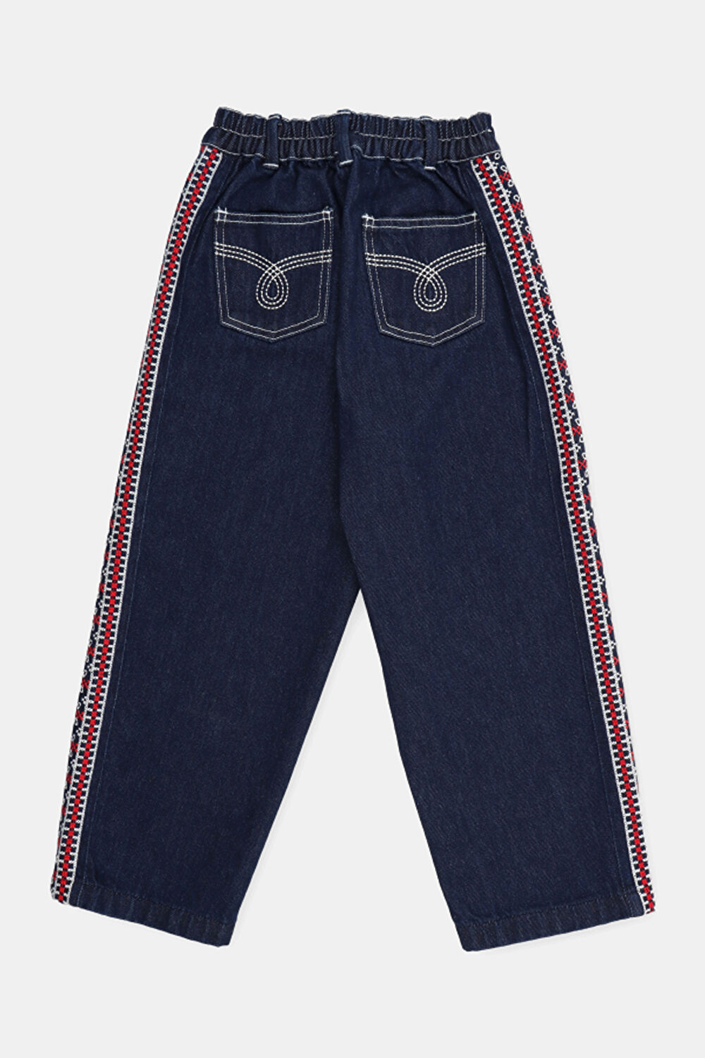 Sena Lacivert Boru Paça Pantolon_2