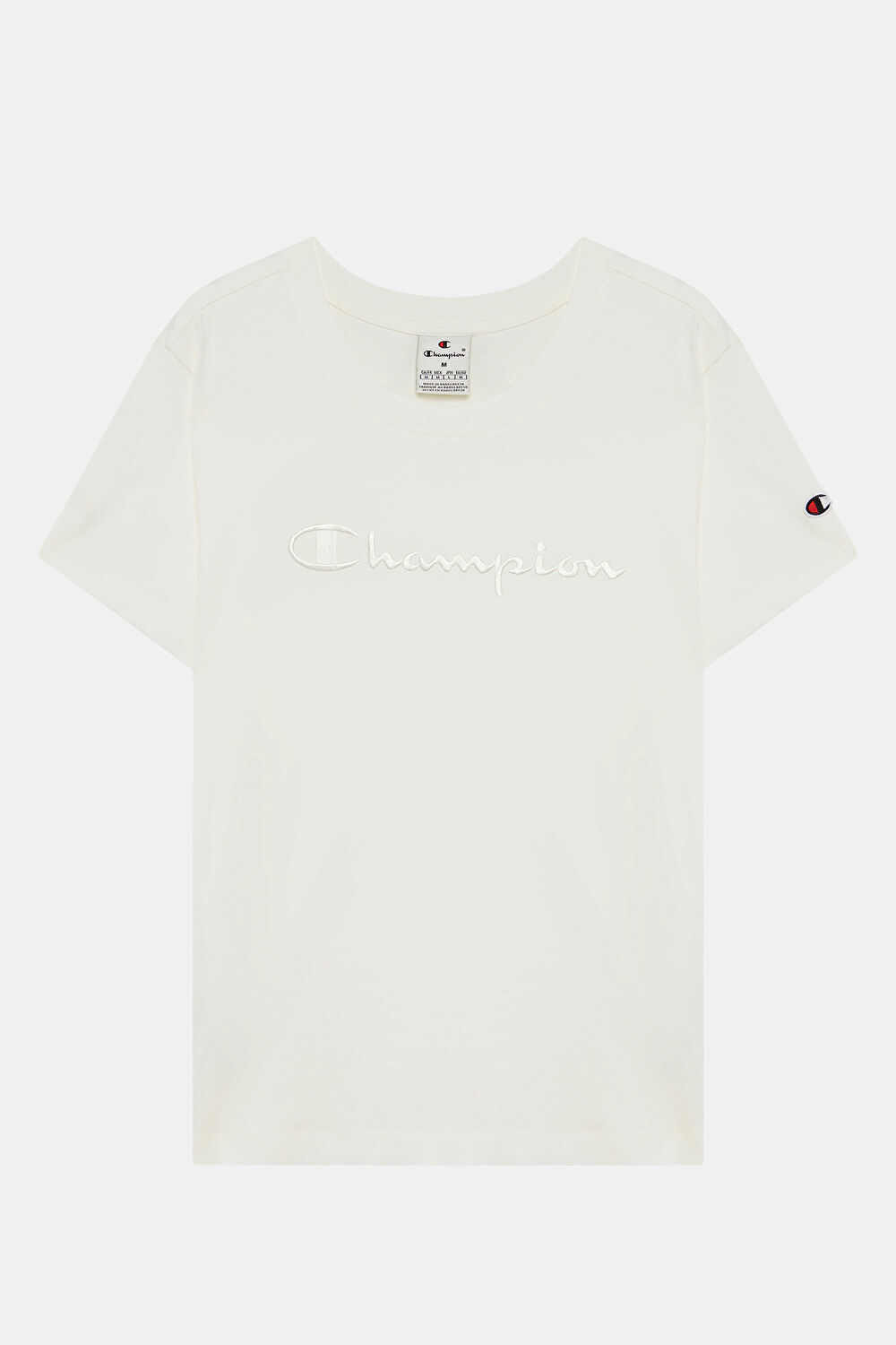 Relax Kalıp Krem O Yaka Baskılı T-Shirt_0