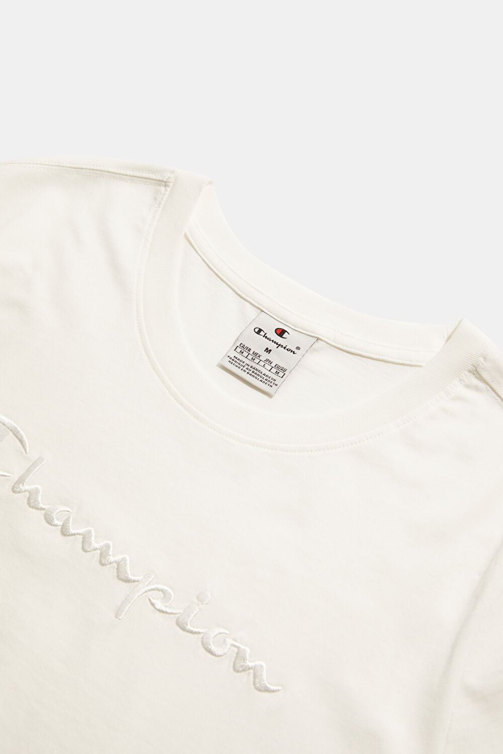 Relax Kalıp Krem O Yaka Baskılı T-Shirt_3