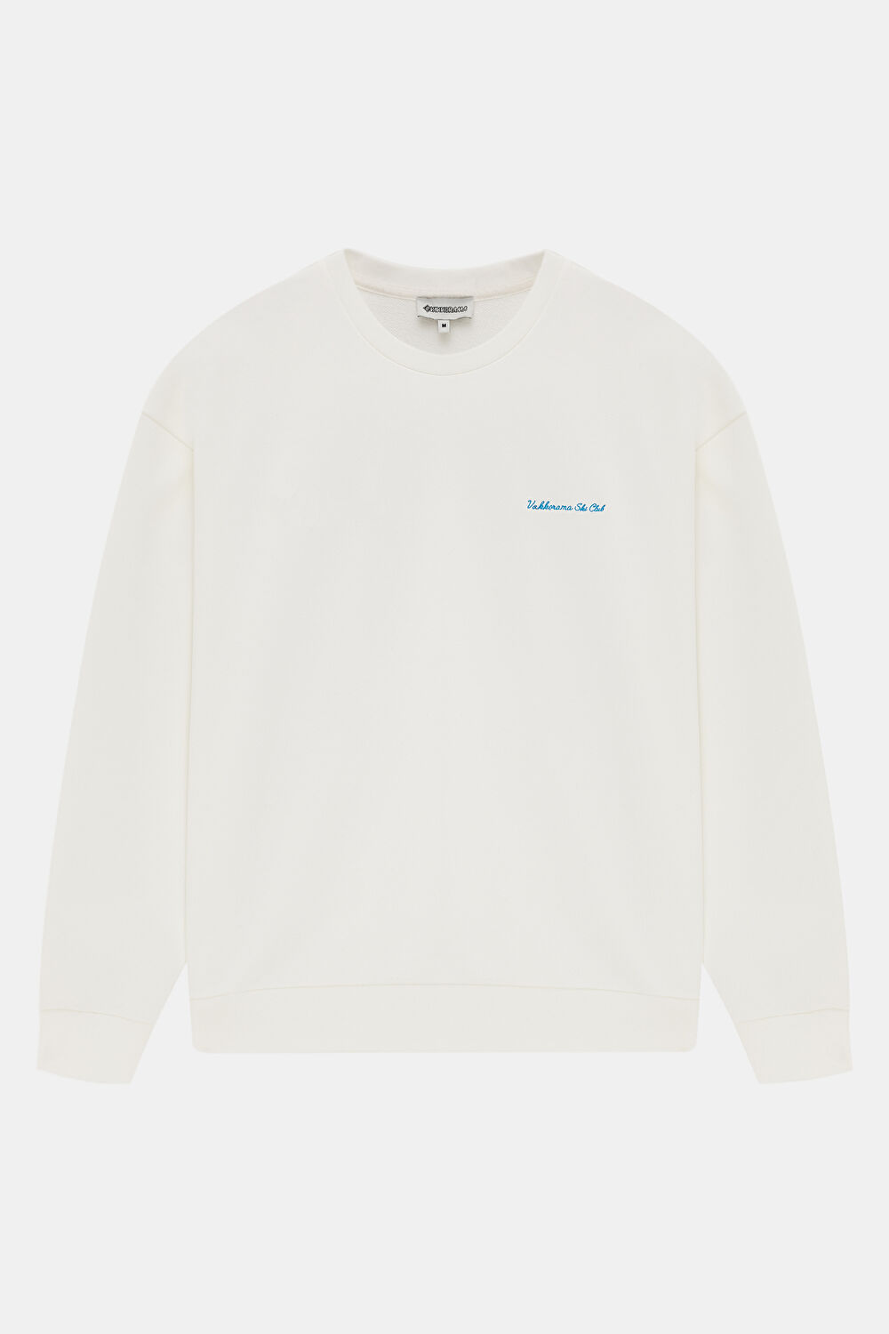 Ekru Bisiklet Yaka Sweatshirt_0