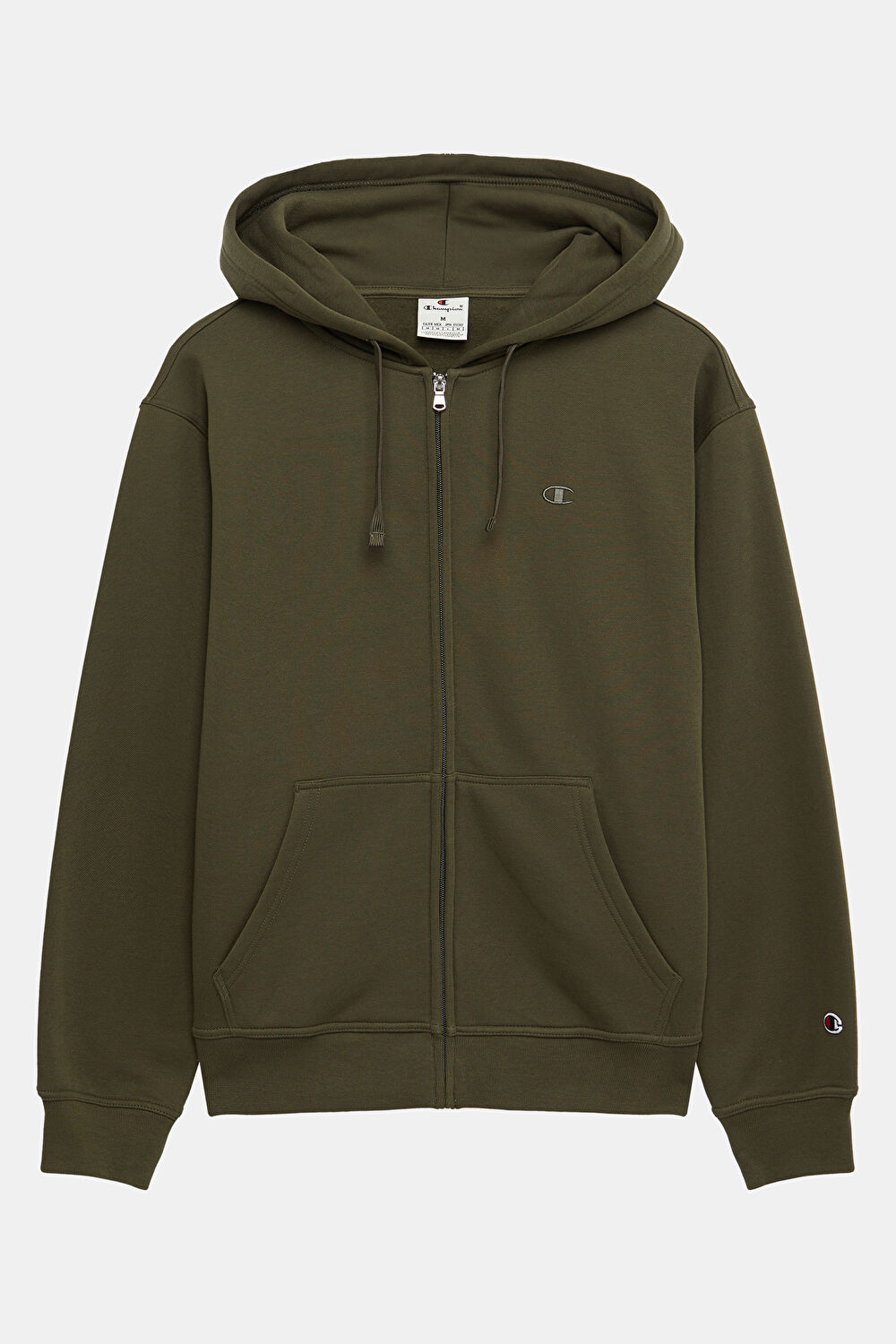 Haki Relax Kalıp Kapüşonlu Sweatshirt_0
