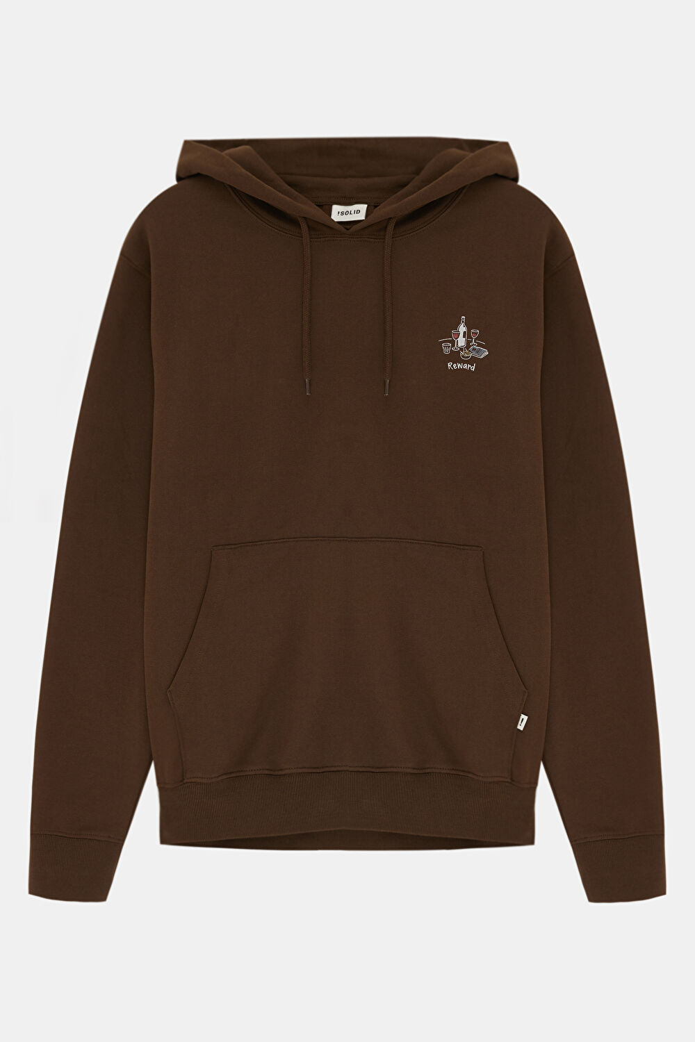 Kahve Relax Kalıp Kapüşonlu Sweatshirt_0