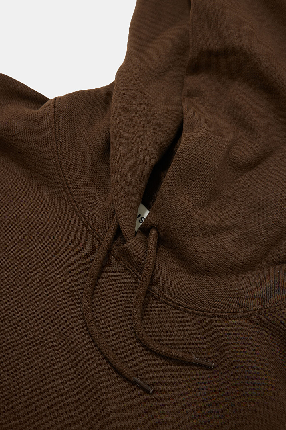 Kahve Relax Kalıp Kapüşonlu Sweatshirt_3