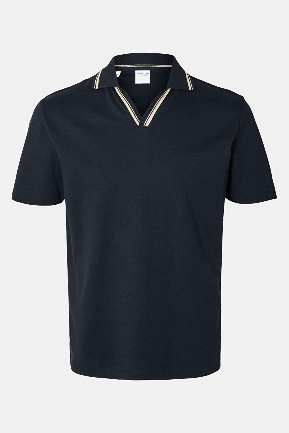 Lacivert Polo Yaka T-Shirt_1