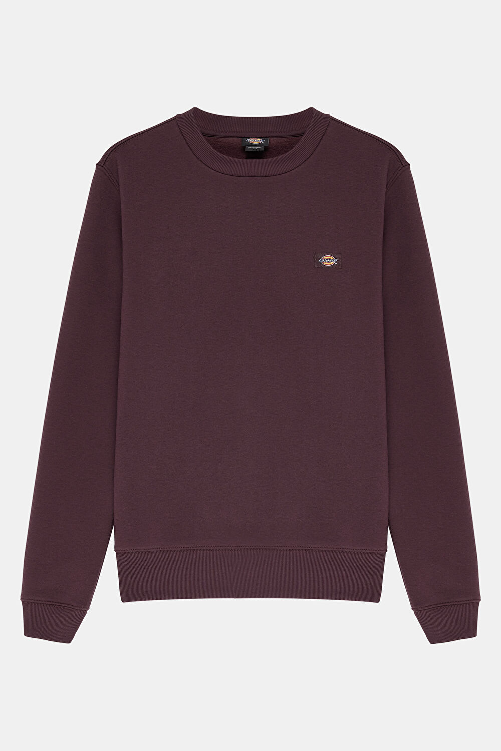 Bordo Relax Kalıp Bisiklet Yaka Sweatshirt_0