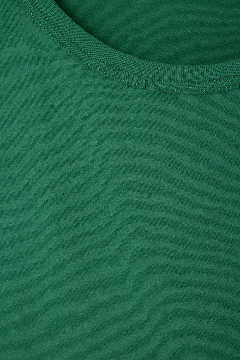 Yeşil Bisiklet Yaka T-Shirt_2