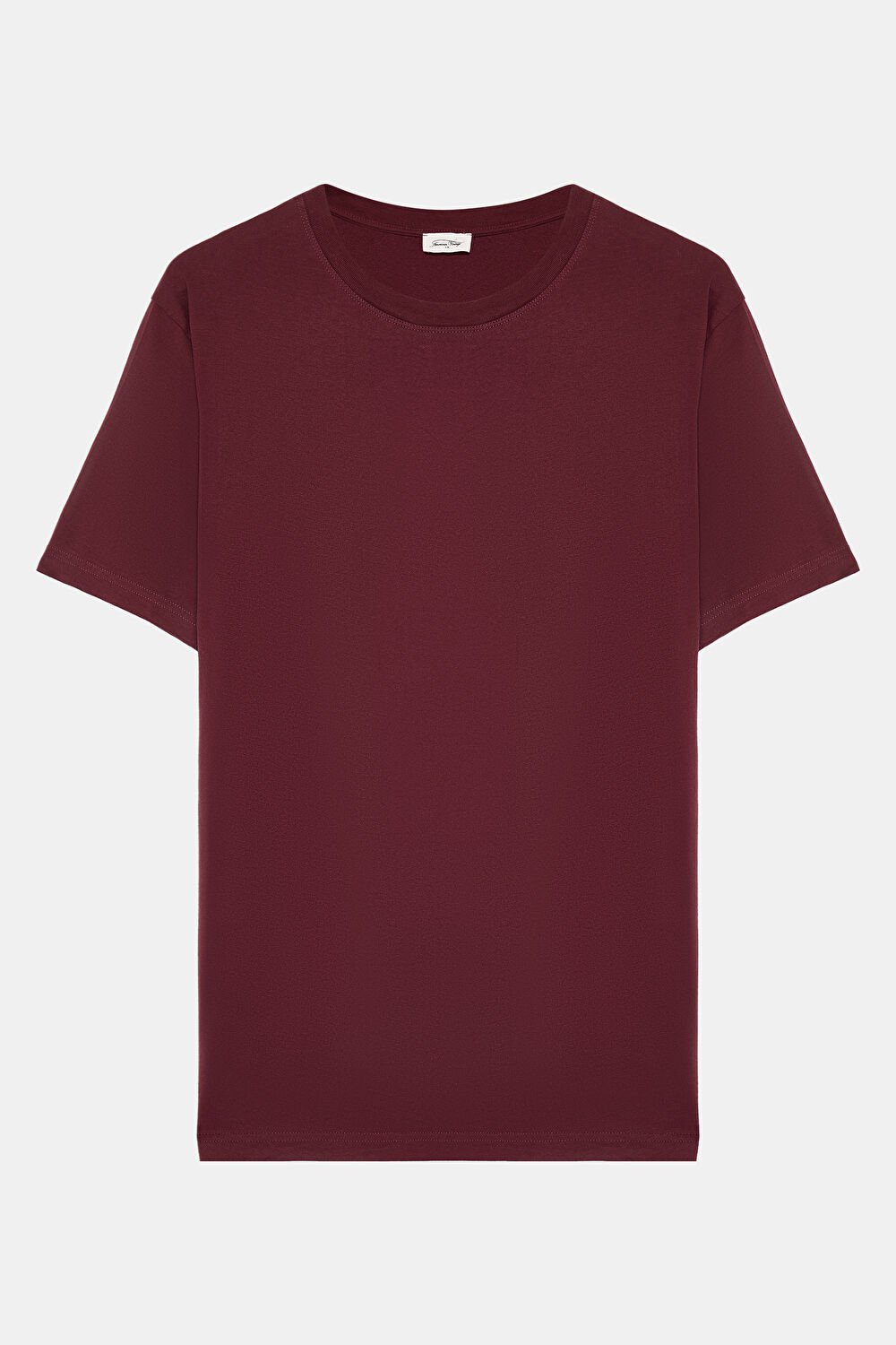 Relax Kalıp Bordo Bisiklet Yaka T-Shirt_0