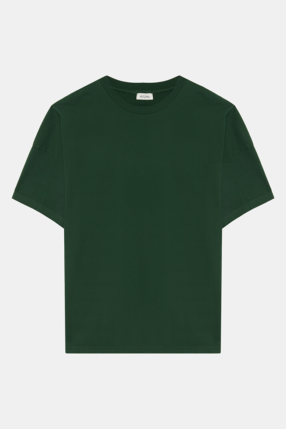 Oversize Haki Bisiklet Yaka T-Shirt_0