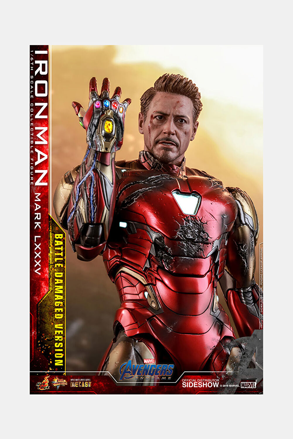 Iron Man MKLXXXV Battle - Diecast 1:6 HT_6