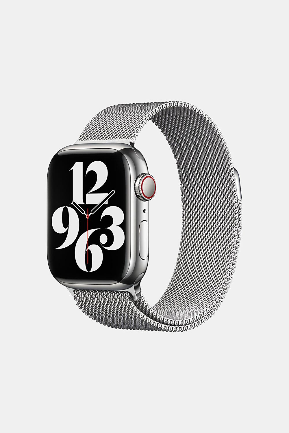 Apple Watch 41 mm Gümüş Rengi Milano Loop Kordon_2