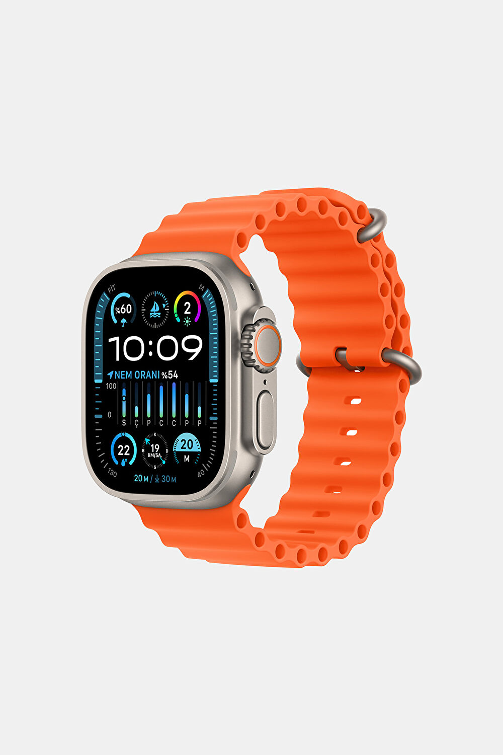 Apple Watch 49 mm Turuncu Ocean Kordon Uzatma Kiti_0