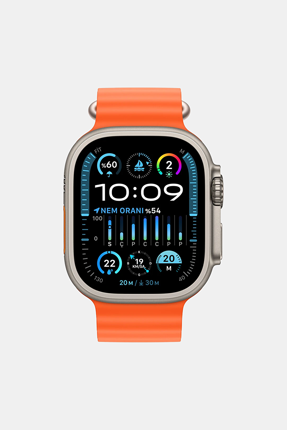 Apple Watch Ultra 2 GPS + Cellular 49mm Turuncu Kordon_2