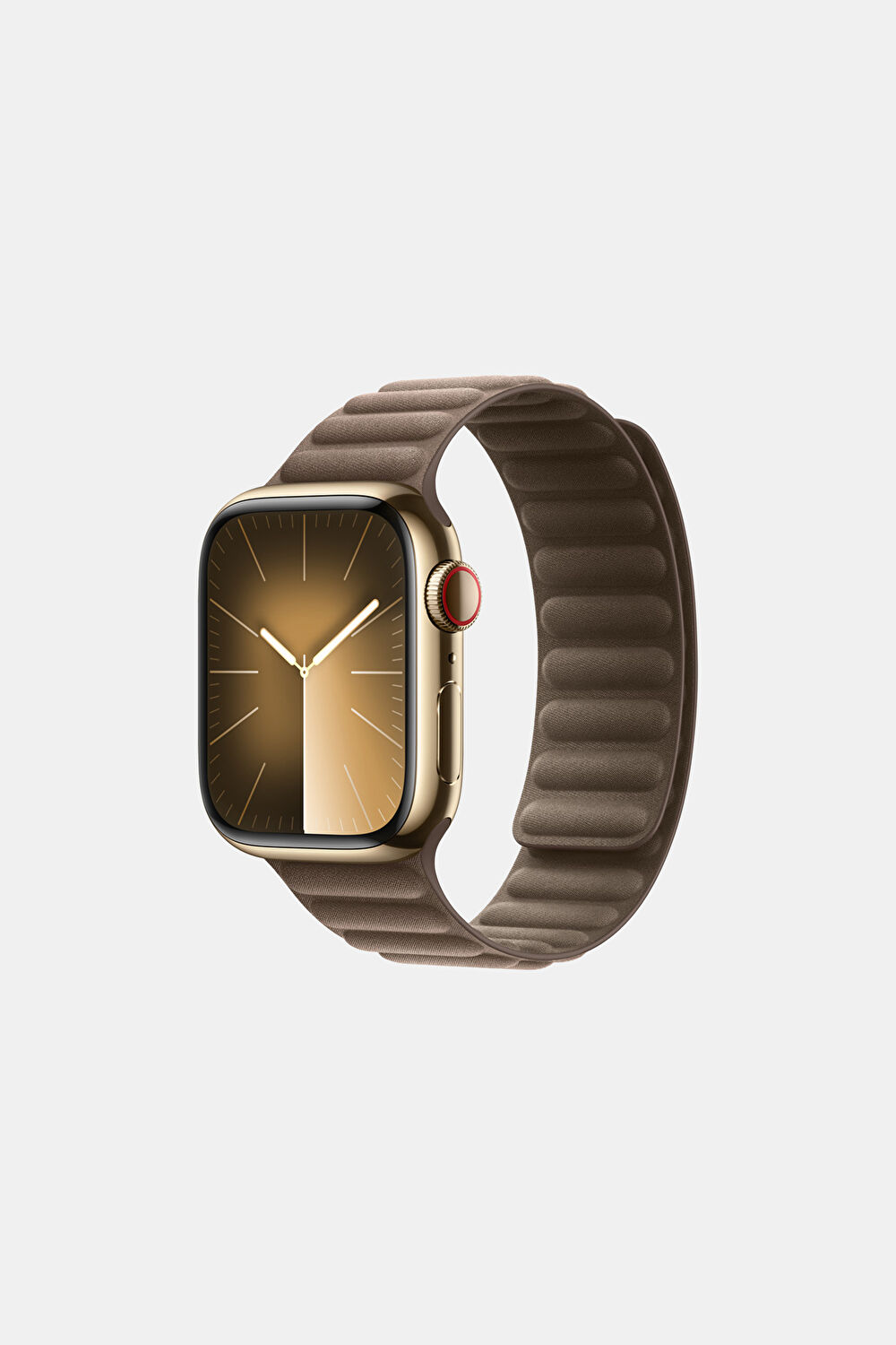 Apple Watch 41 mm Vizon Grisi Manyetik Baklalı Model Kordon_0