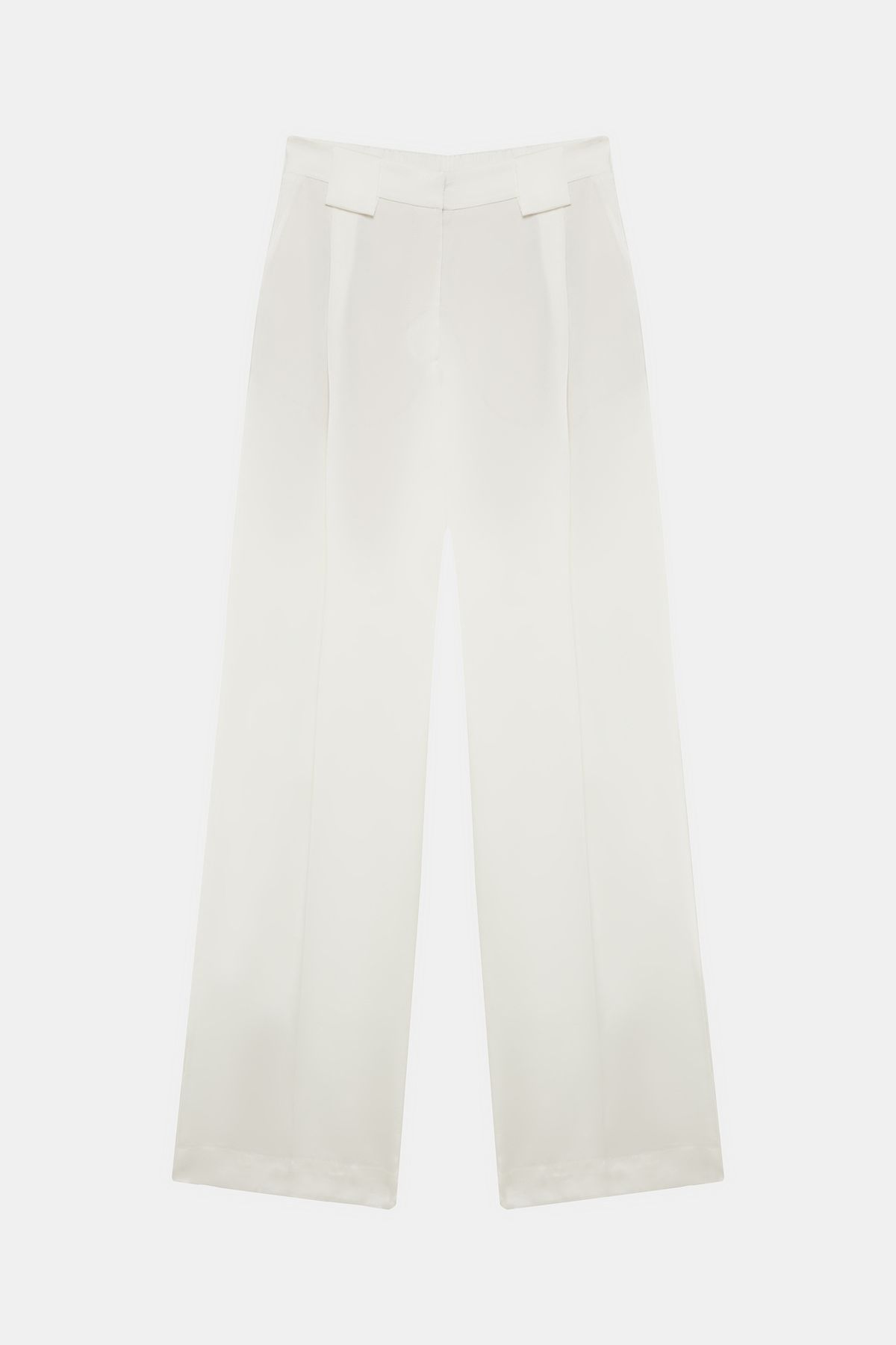 Vakkorama Ekru Wide Leg Kadın Pantolon