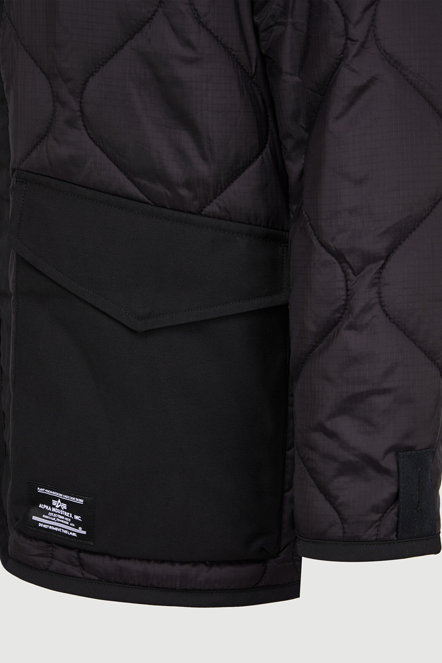 Outlet Men Alpha Quılted Fıshtaıl Lıner, Black