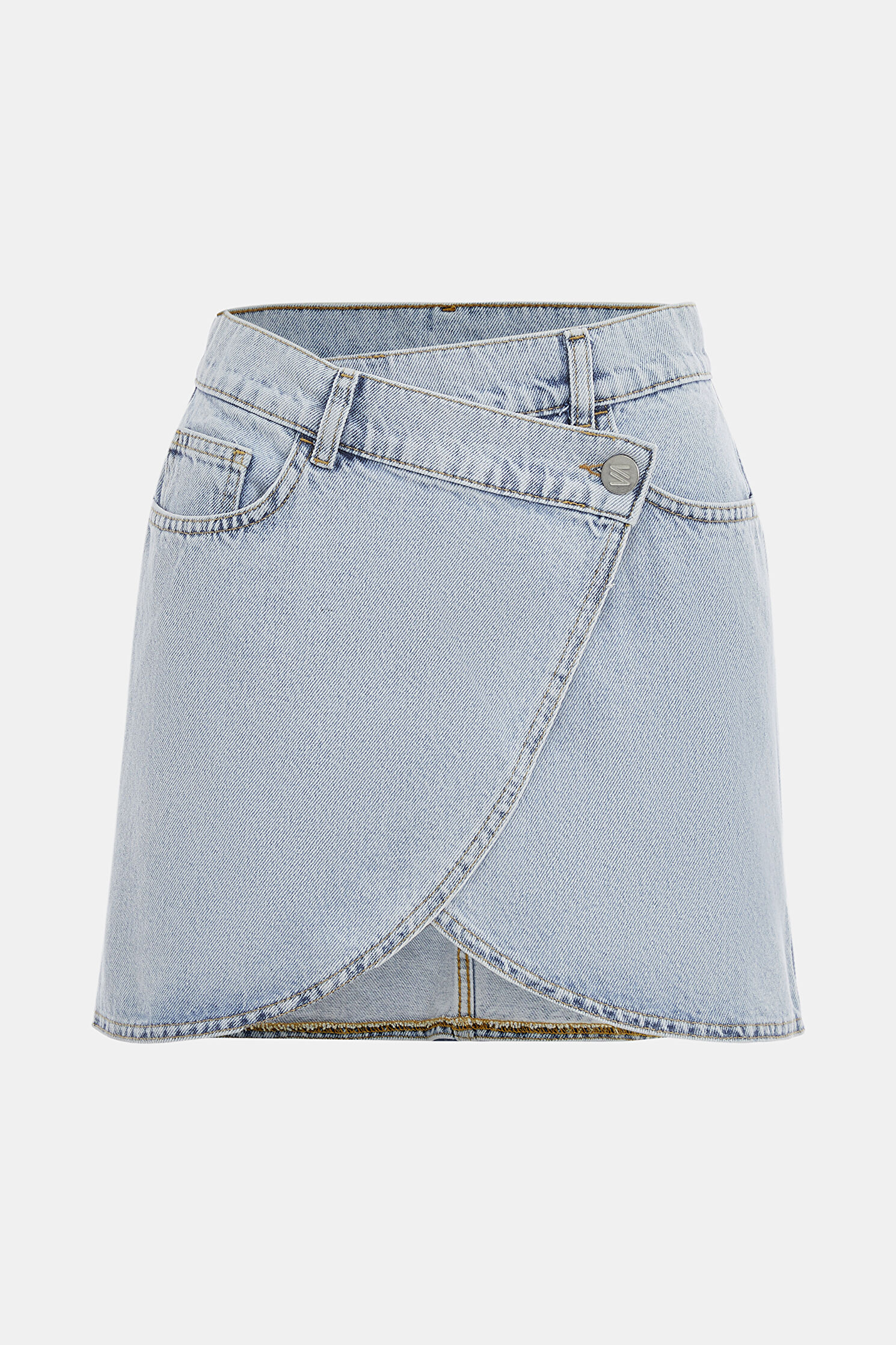 Outlet Women Vakkorama Blue Mini Skirt