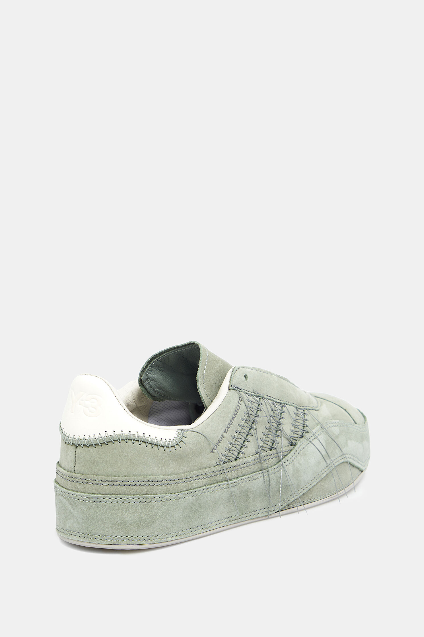 Outlet Erkek Y 3 Gazelle Yeşil Deri Spor Ayakkabı