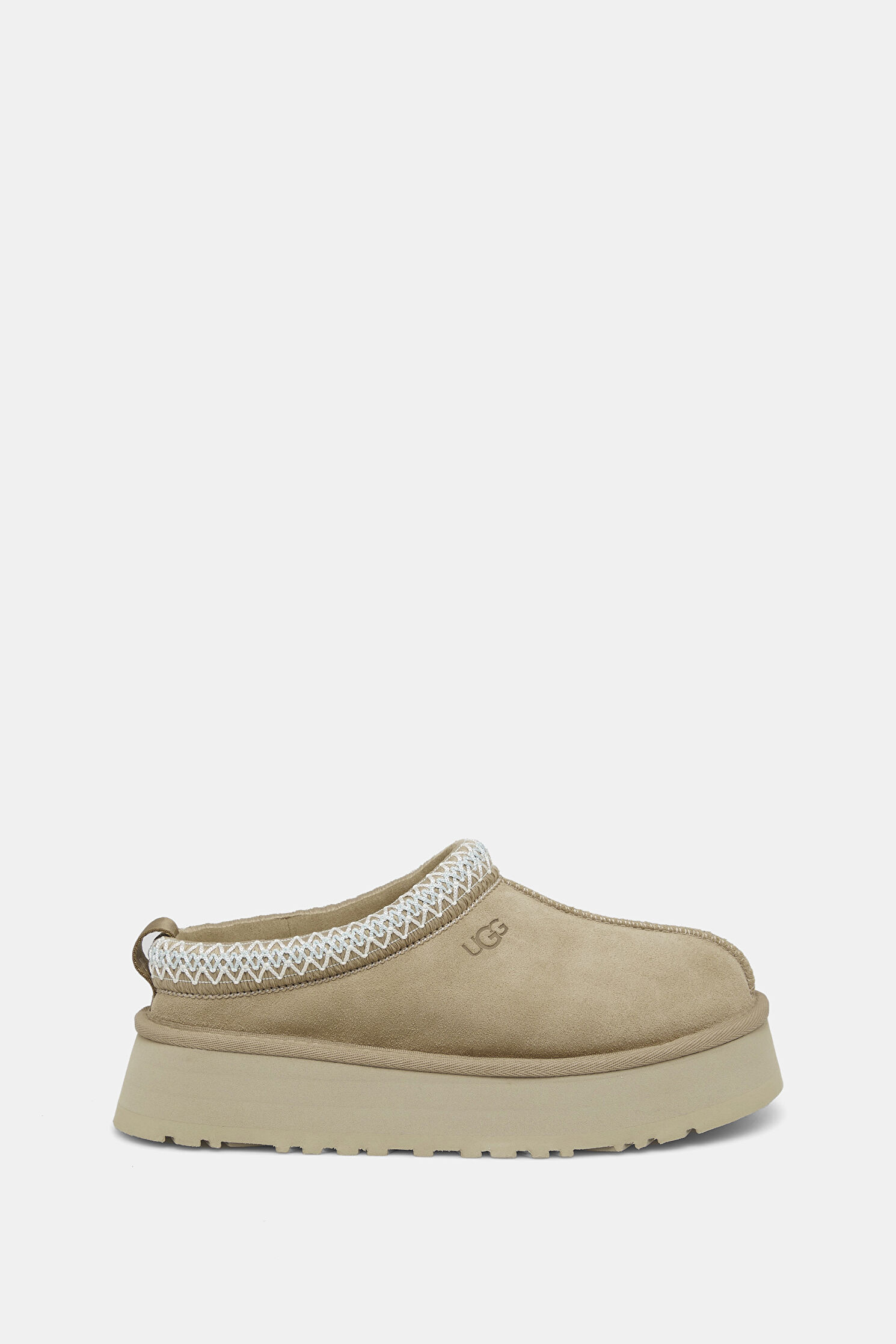 Outlet Women Ugg Sand Leather Slipper