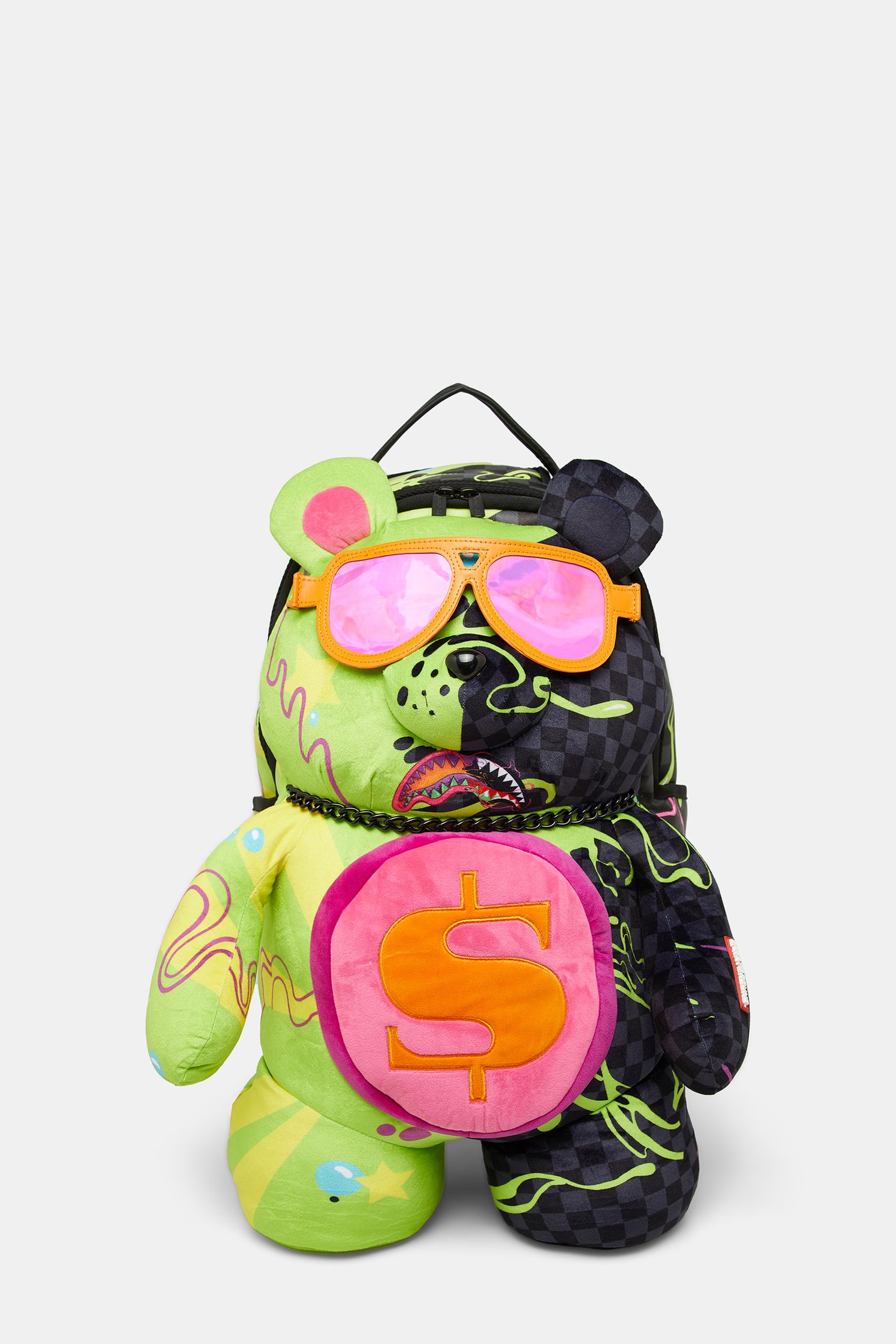 Erkek Sprayground Slime Dime Bear On Bag Sırt Çantası
