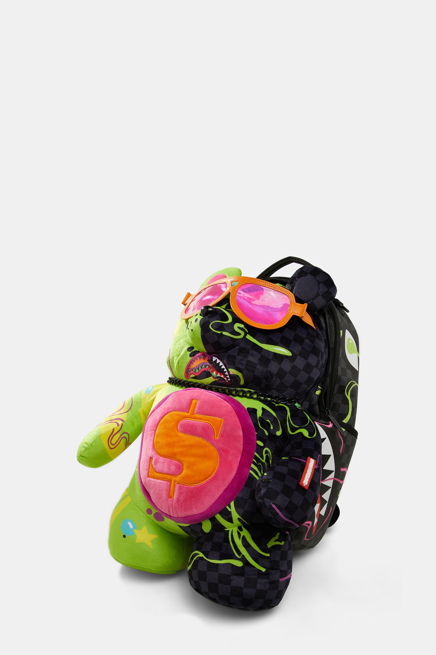 Erkek Sprayground Slime Dime Bear On Bag Sırt Çantası