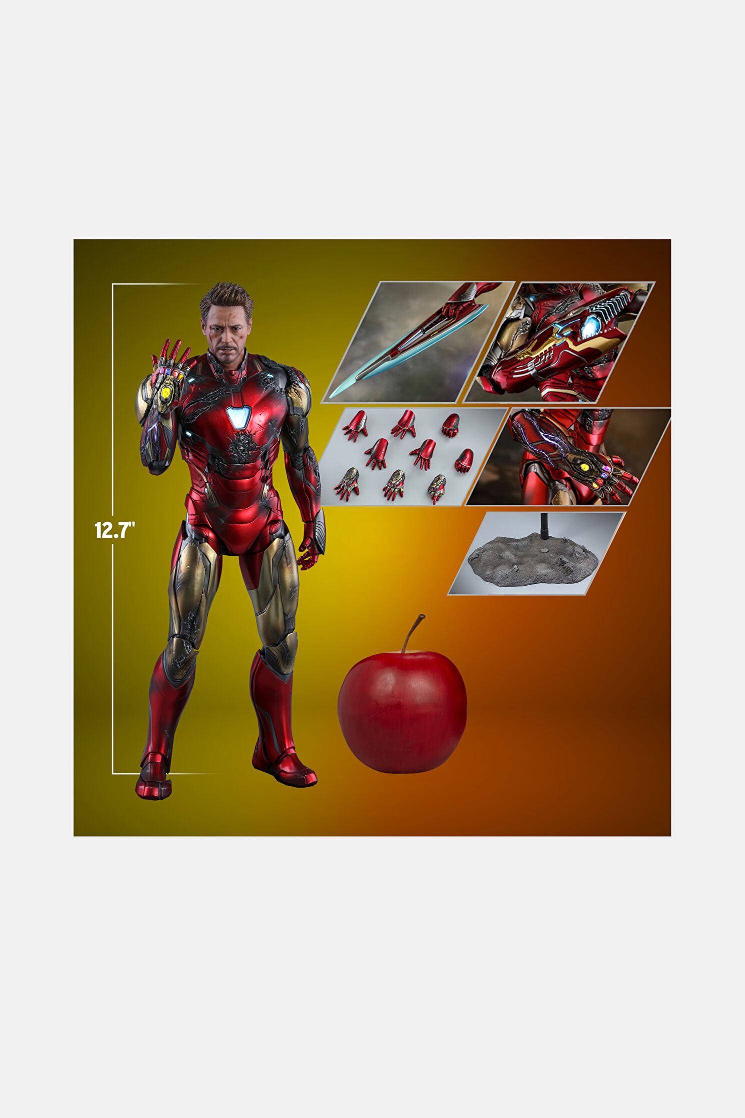 Sıde Show Iron Man Mklxxxv Battle - Diecast 1:6 Ht