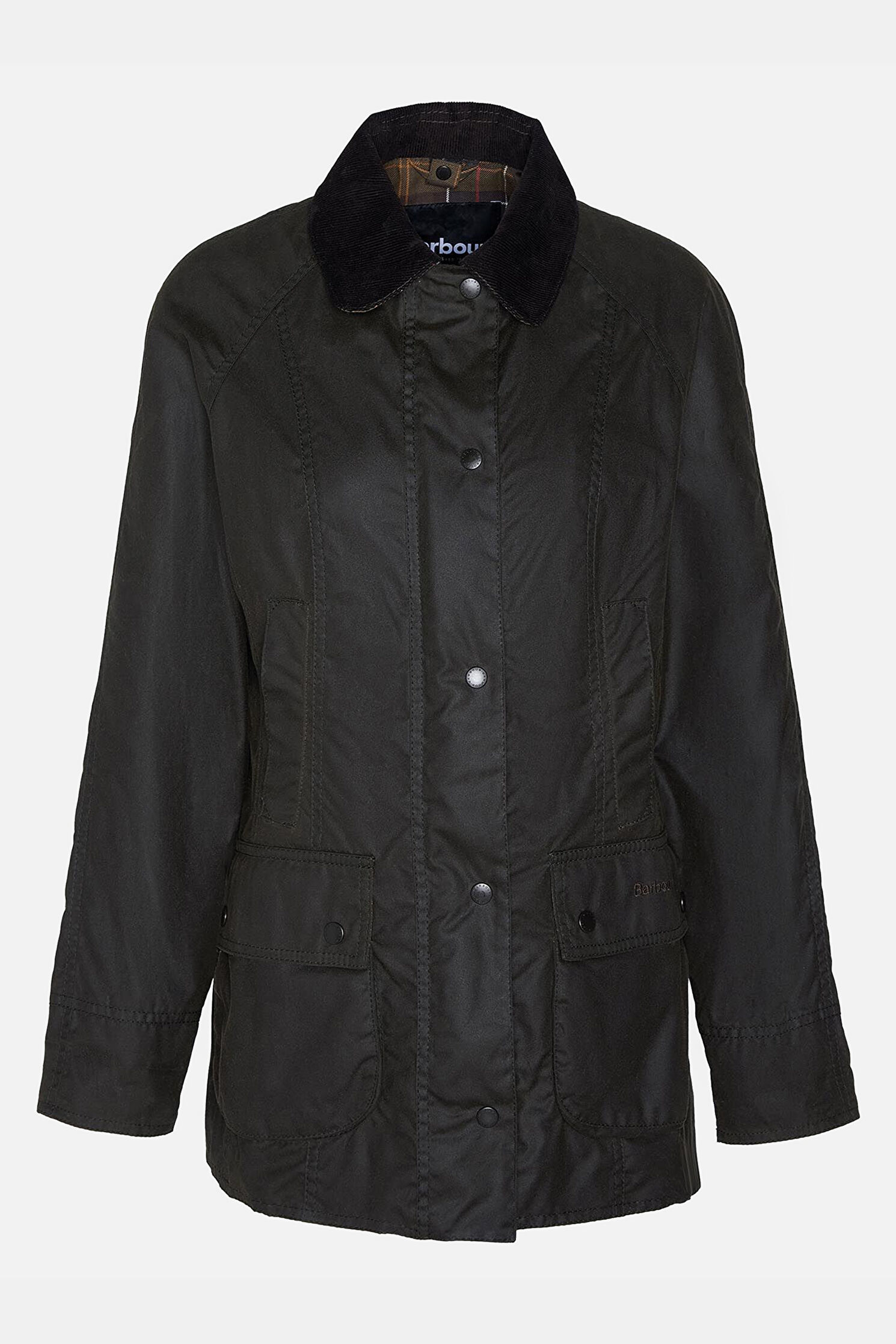 Women Barbour Classic Beadnell Wax Oil Jacket - Main Image