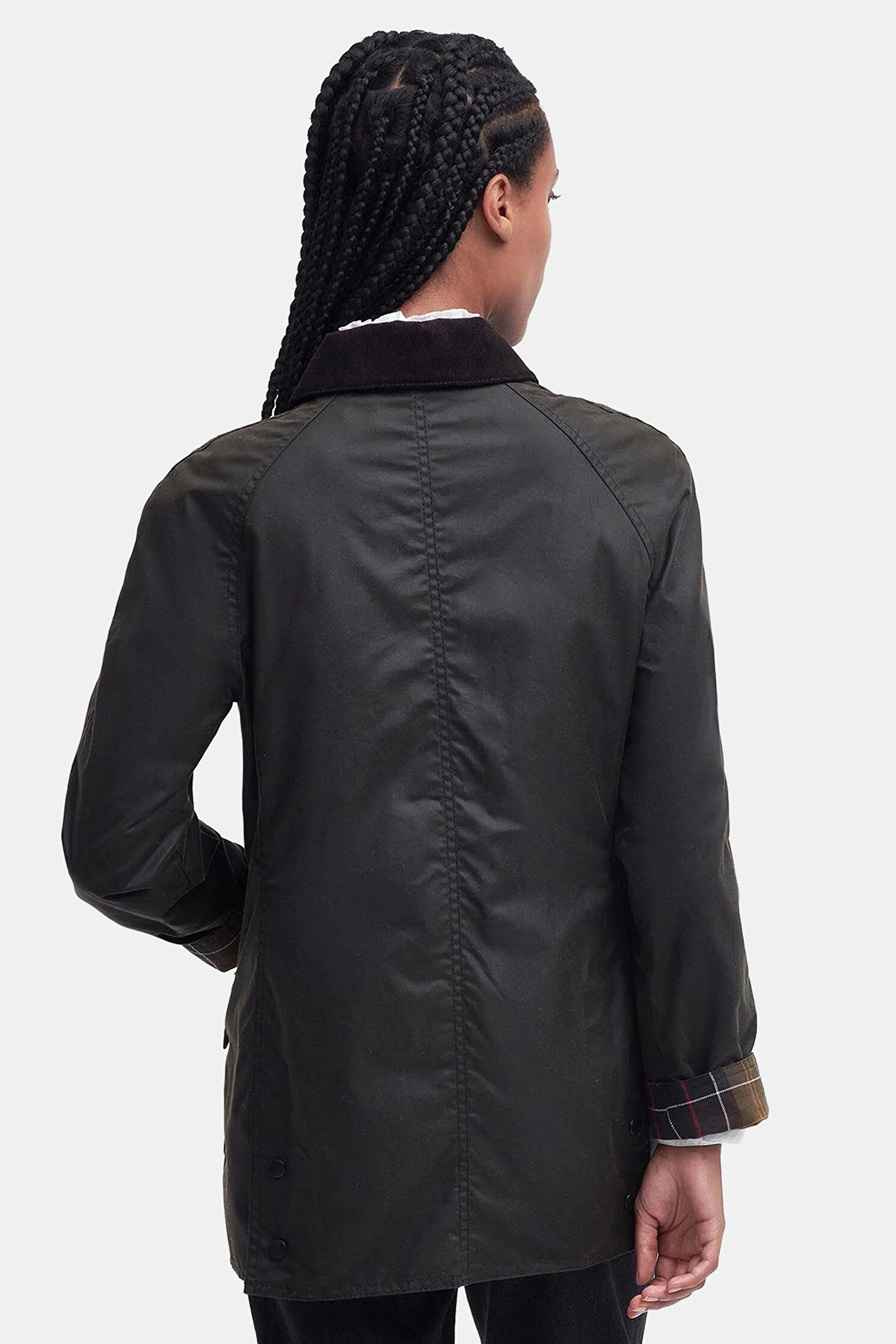 Women Barbour Classic Beadnell Wax Oil Jacket - Main Image