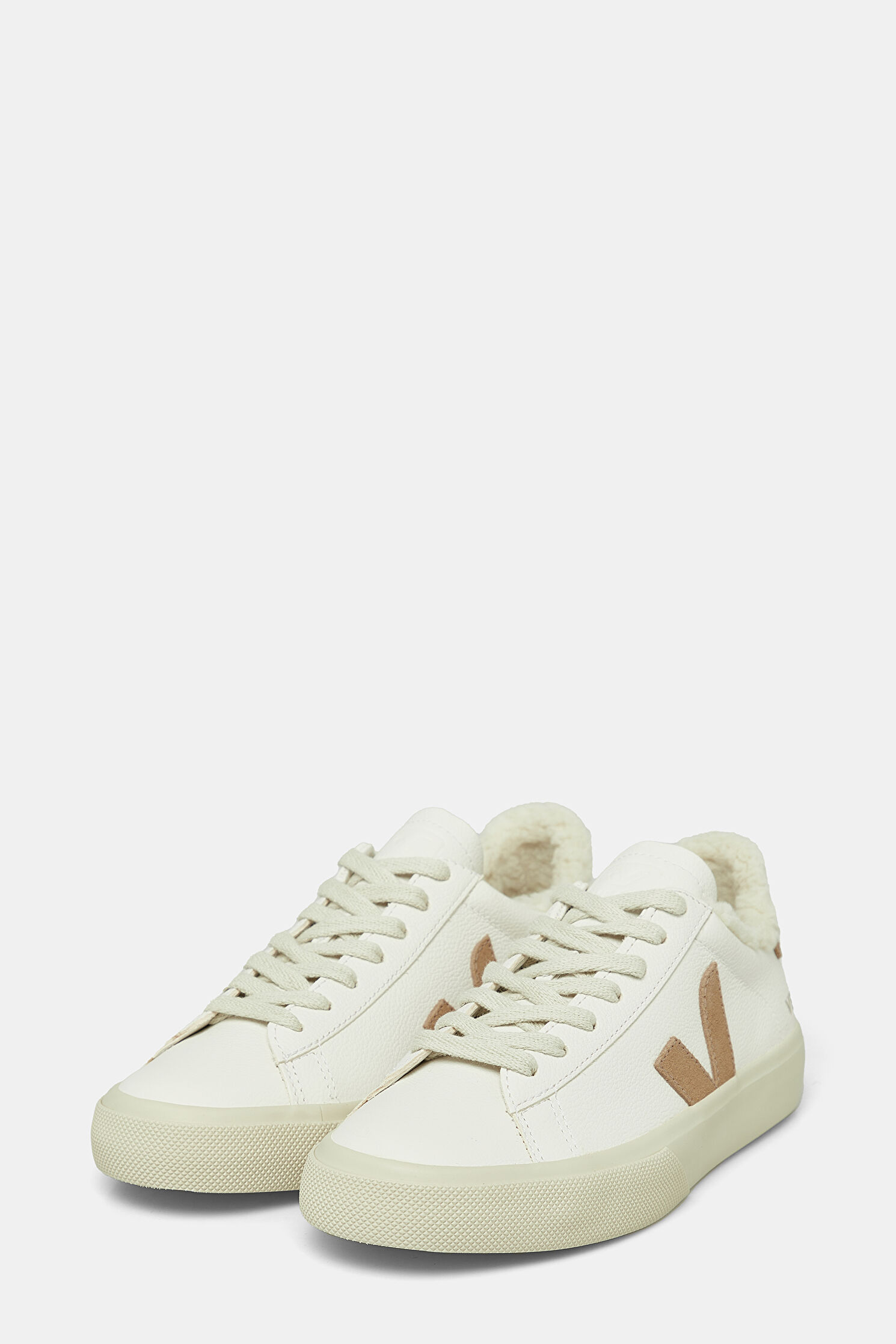 Kadın Veja Campo Winter Chromefree Beyaz Spor Ayakkabı