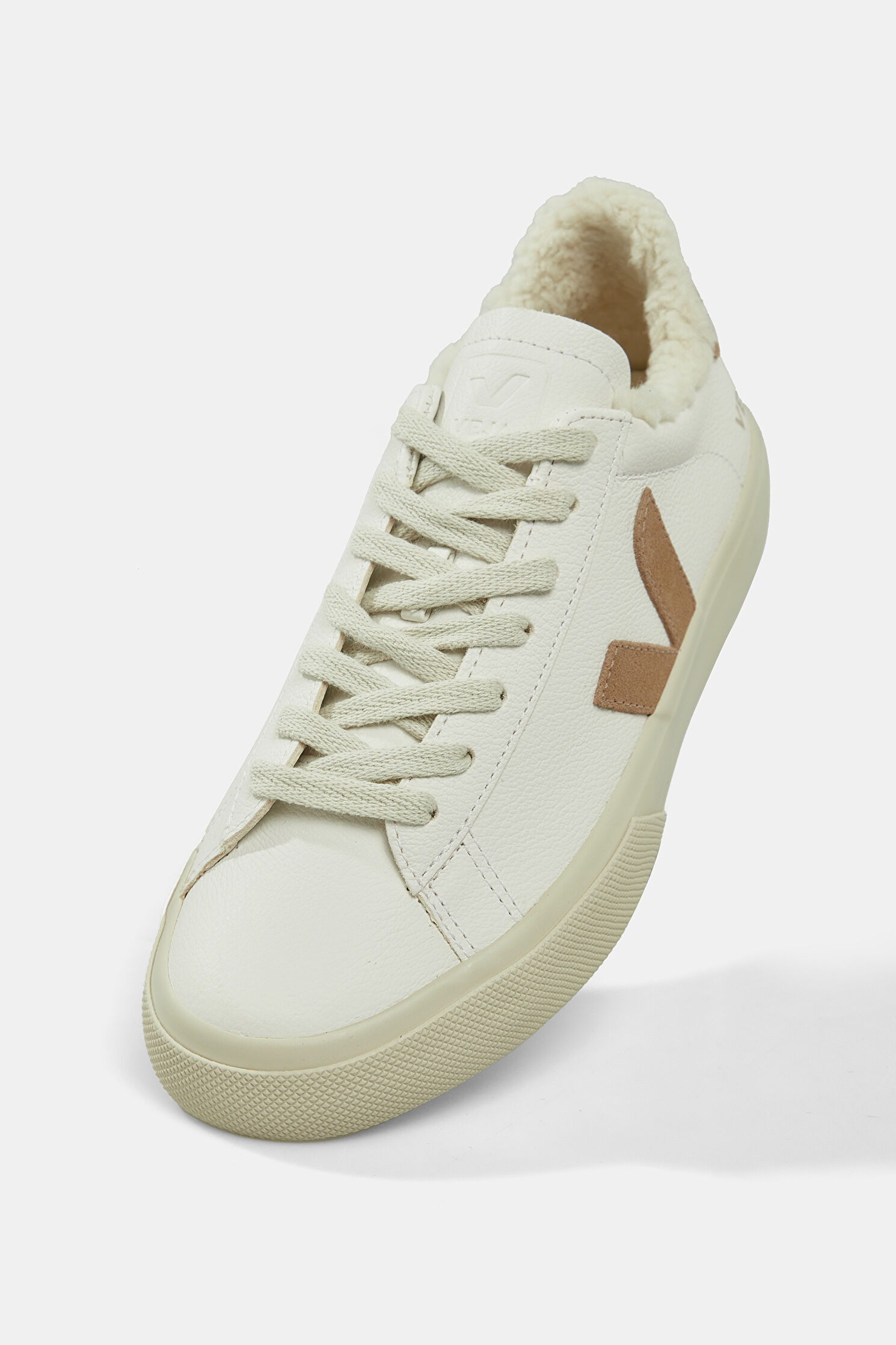 Kadın Veja Campo Winter Chromefree Beyaz Spor Ayakkabı