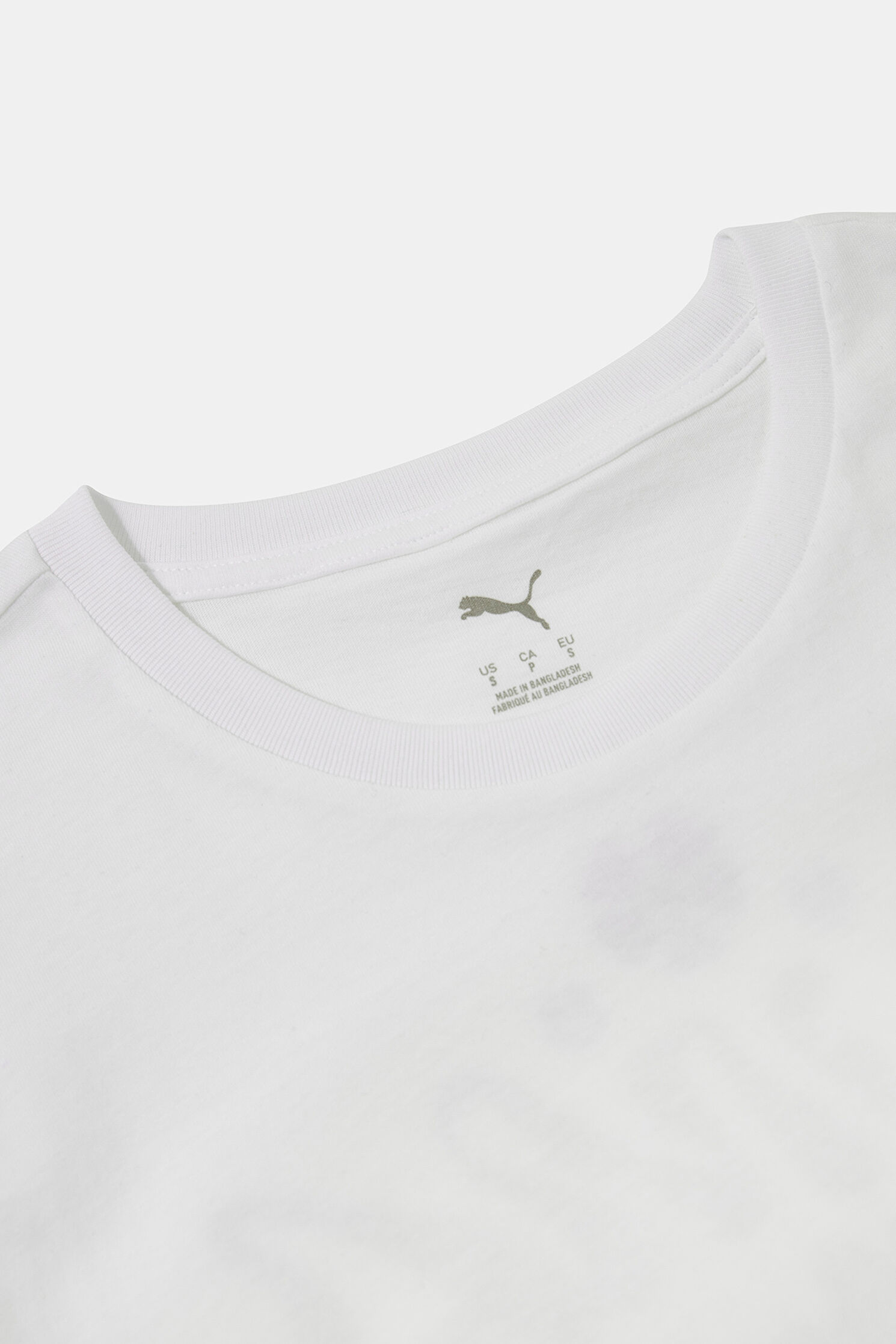 In Bangladesh Puma White Tee Shirts PUMA Logo Graphic T Shirt
