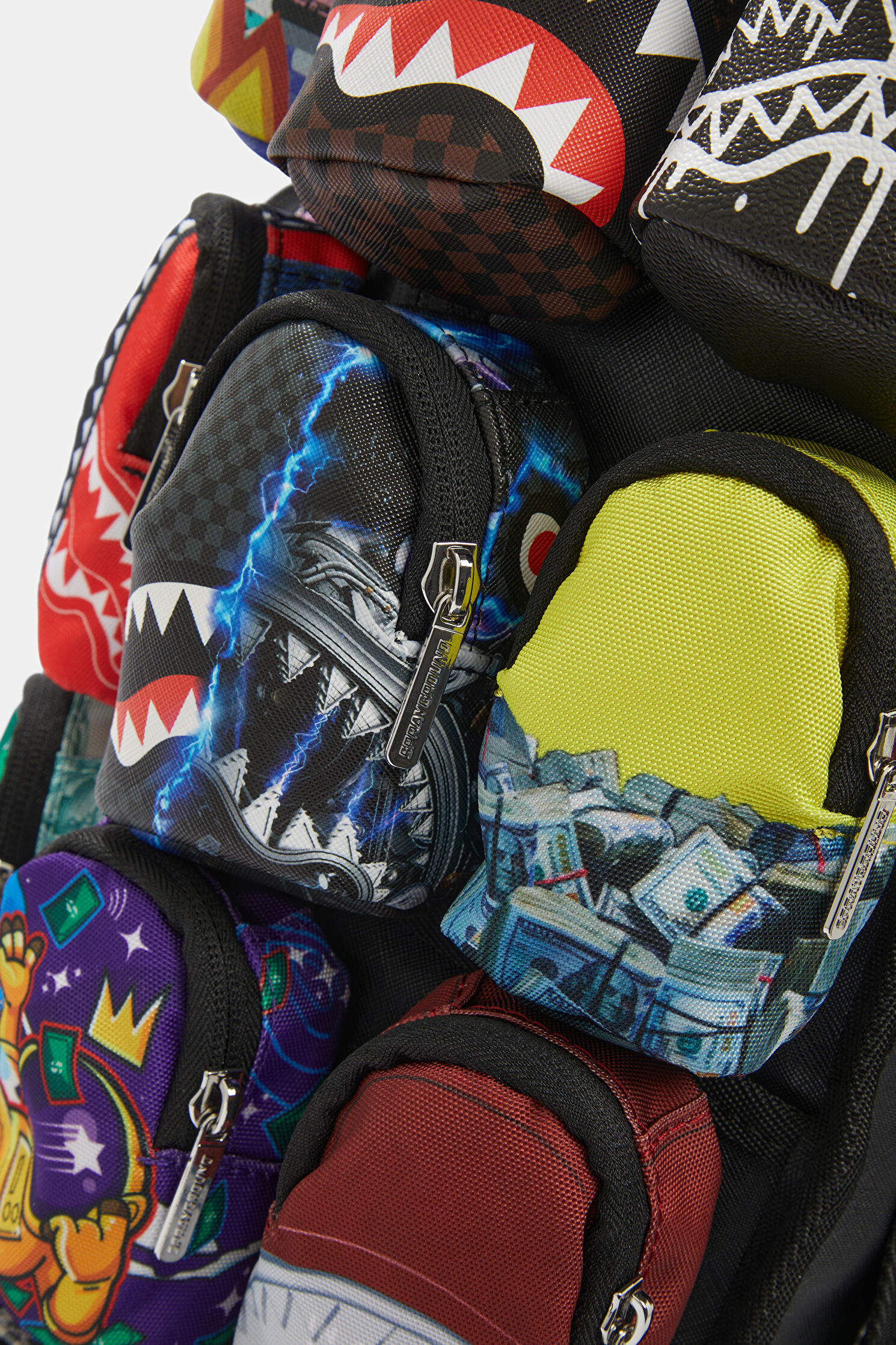 Outlet Erkek Sprayground Backpack Of Mini Dlx Çok Renkli Çanta