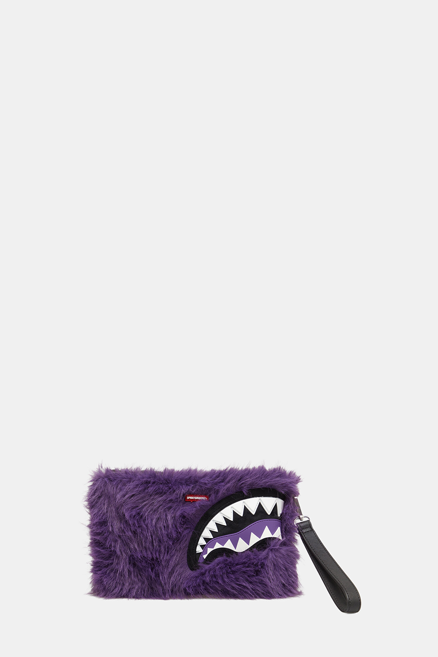 バッグ mokorooon Kadın Sprayground Fur Cray Purp Crossover Mor Çanta