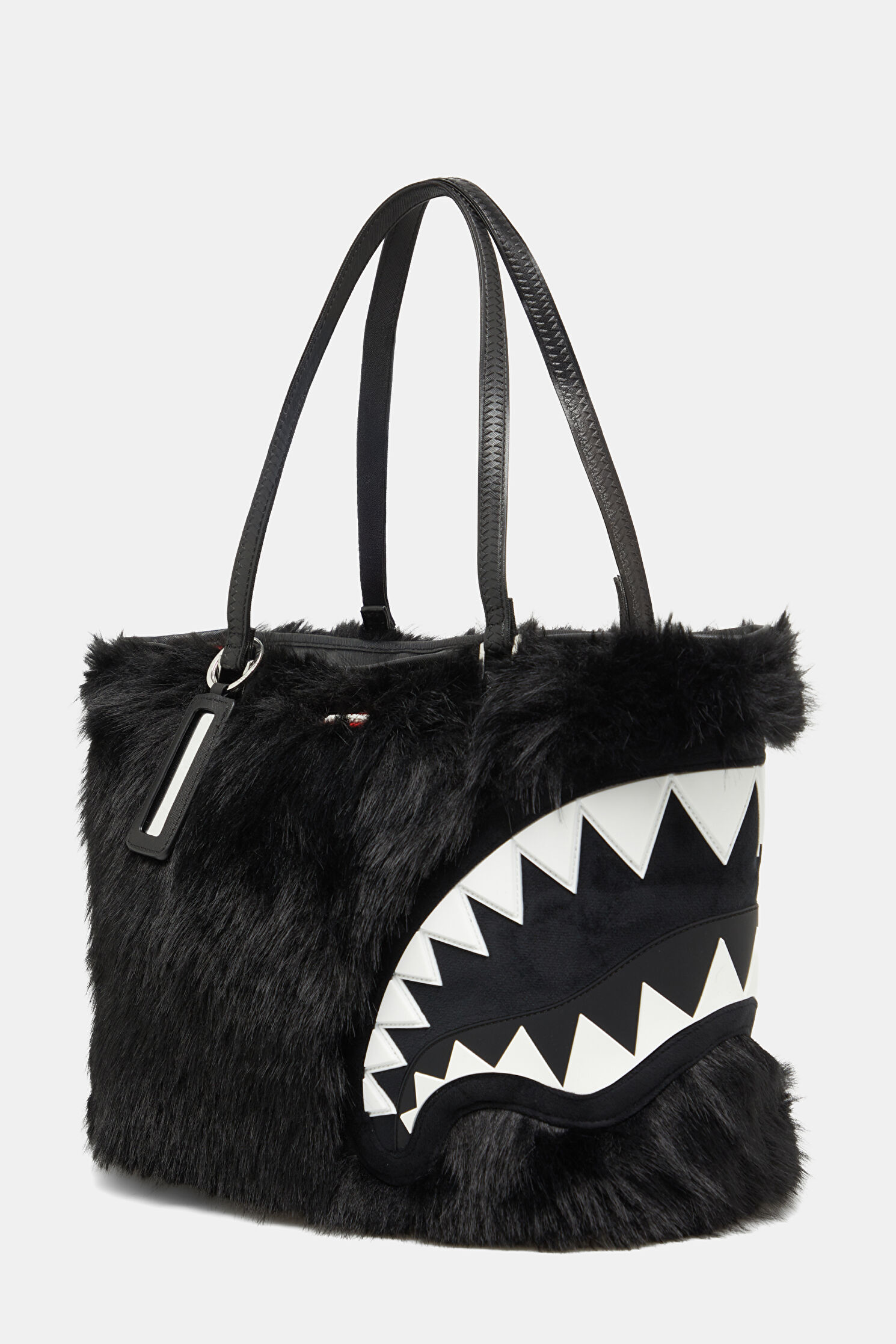 Kadın Sprayground Fur Cray Black Siyah Çanta