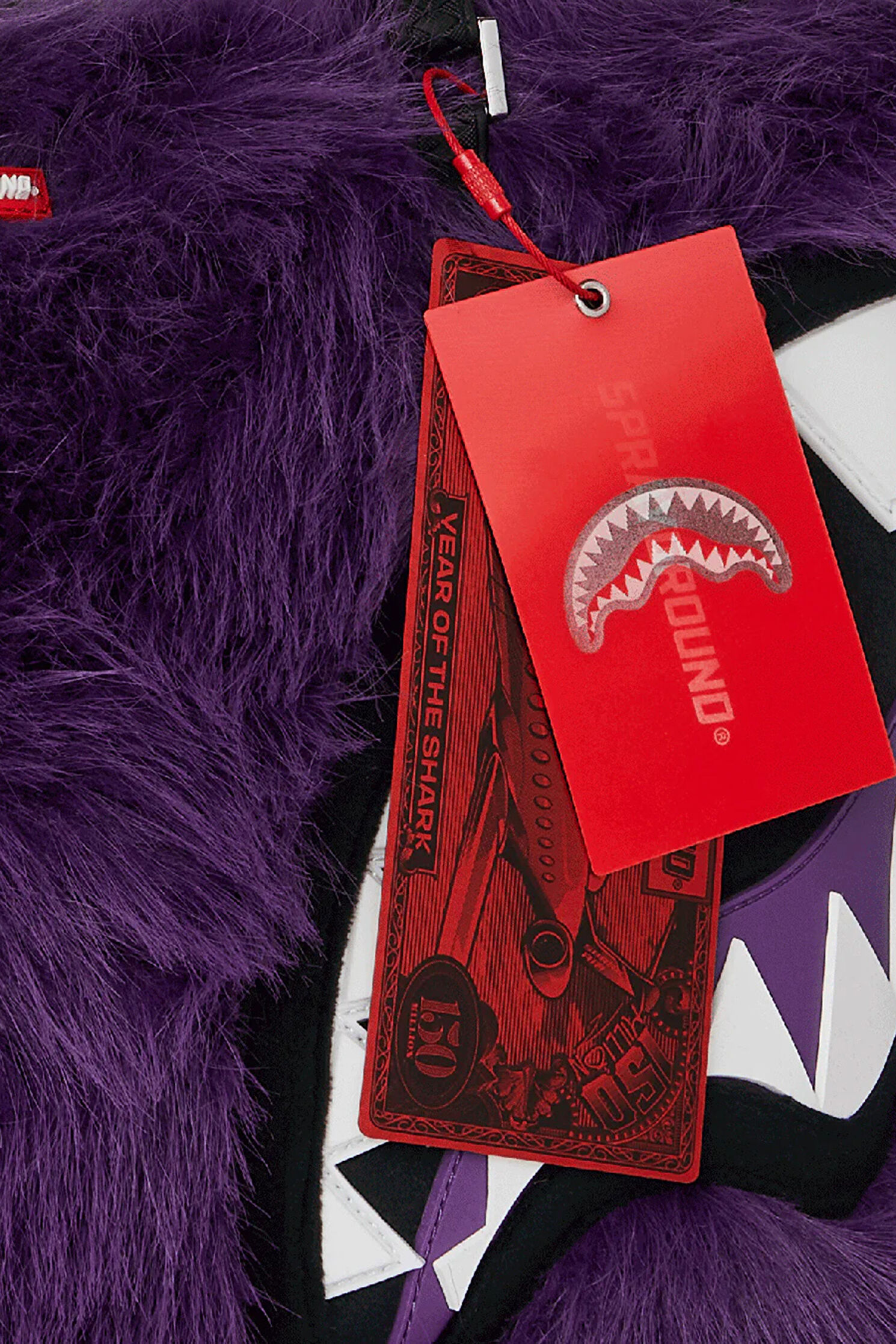 Kadın Sprayground Fur Cray Purp Mor Çanta
