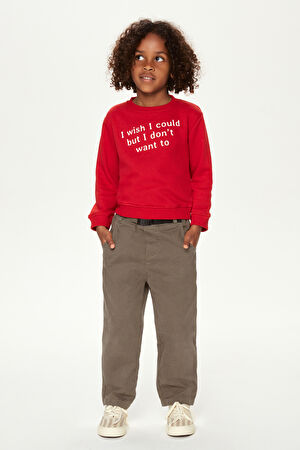 Wish Çocuk Sweatshirt Kırmızı
