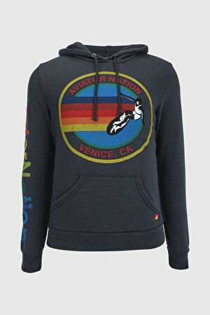 Koyu Gri Kapuşonlu Sweatshirt