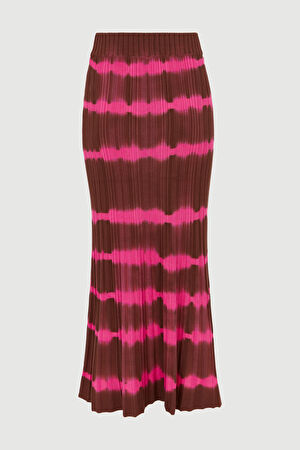 Pembe Desenli Midi Etek_2