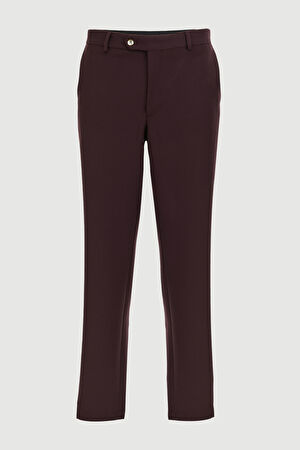 Bordo Boru Paça Pantolon