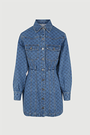 Mavi Denim Midi Elbise