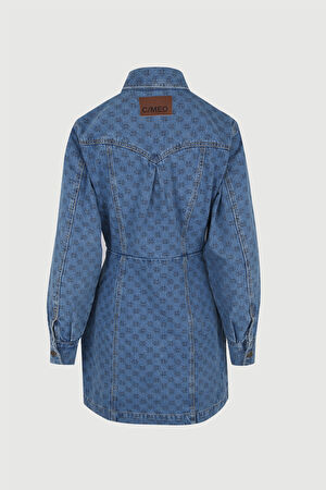 Mavi Denim Midi Elbise_2