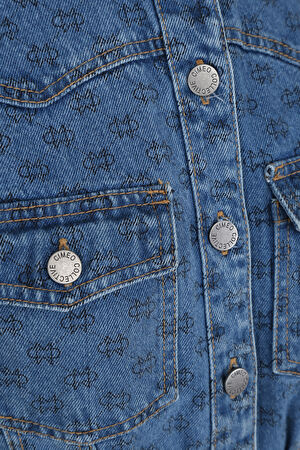 Mavi Denim Midi Elbise_3