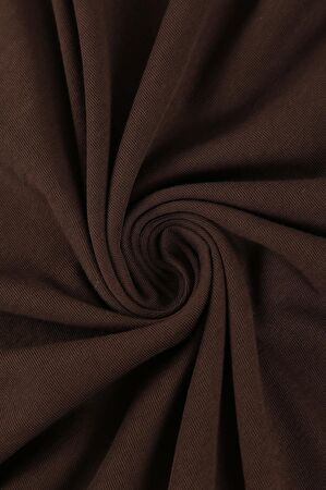 Kahve Bisiklet Yaka T-Shirt_6