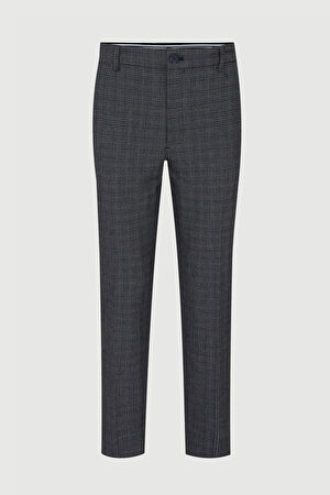 Tailored Gri Boru Paça Pantolon