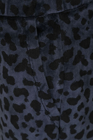 Lacivert Animal Desenli Spor Pantolon_3