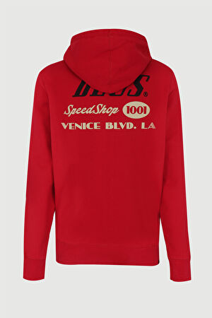 Kırmızı Kapuşonlu Sweatshirt_2