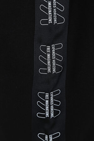 Siyah Bisiklet Yaka Sweatshirt_3