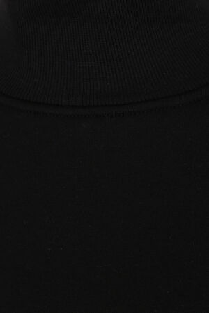 Siyah Balıkçı Yaka Sweatshirt_3